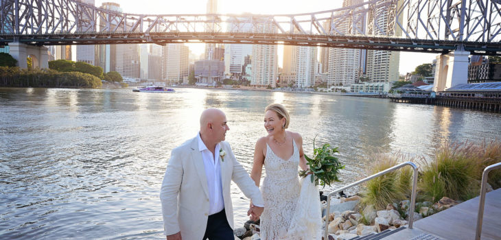 brisbane river wedding